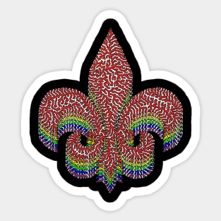 Fleur De Lis Sticker